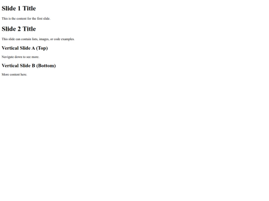 lib/presentation/revealjs screenshot