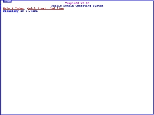 maintenance/tests/templeos/tleft screenshot