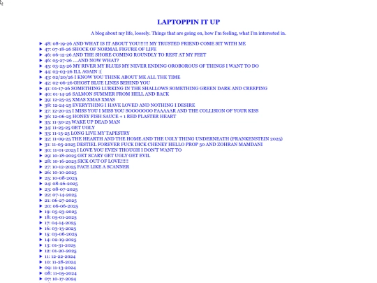 blog screenshot