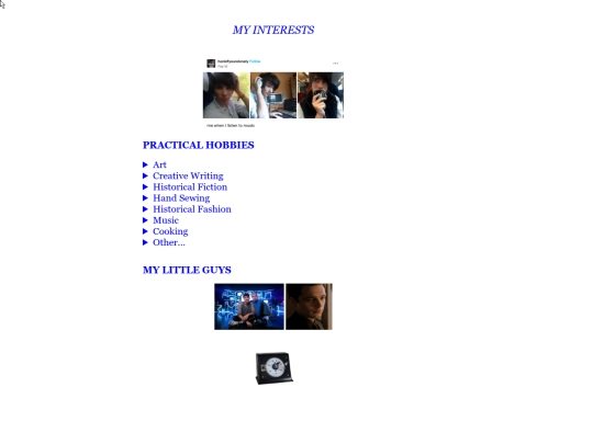 interests screenshot