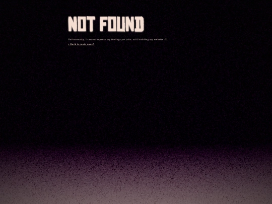 not_found screenshot