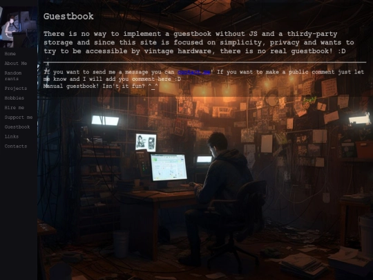 guestbook screenshot