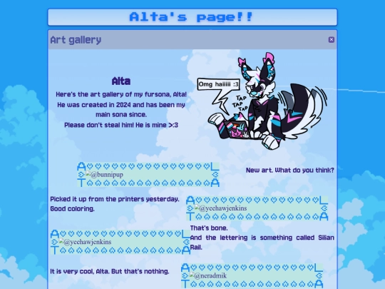 personalsite screenshot