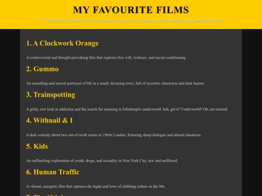 films screenshot