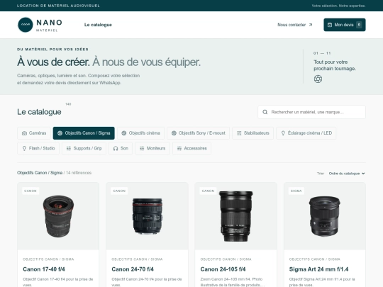 categorie-objectifs-canon-sigma screenshot
