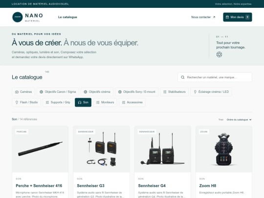 categorie-son screenshot