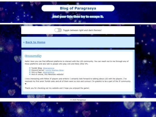 links screenshot