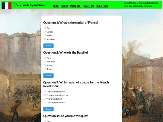 quiz screenshot
