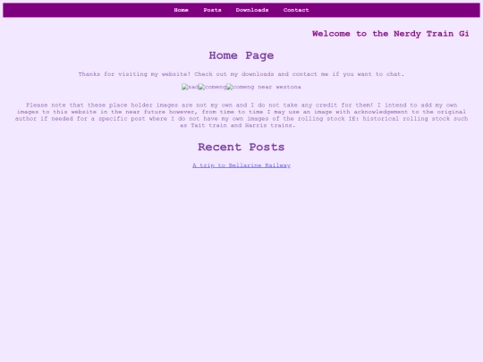 My Retro 90s Site screenshot