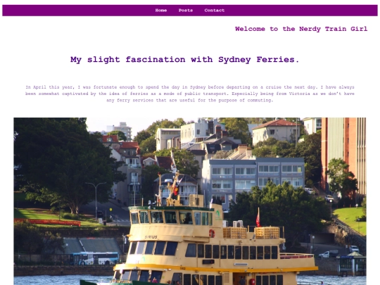 Sydney Ferries screenshot