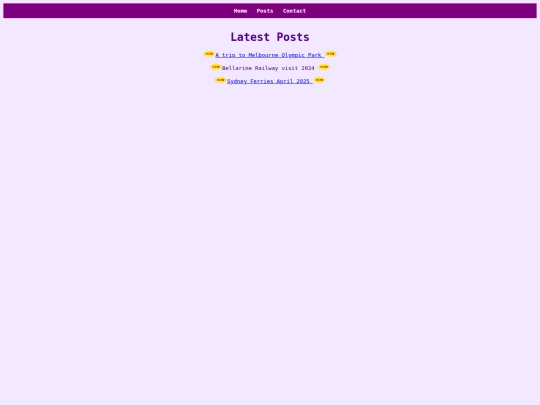 latest Posts screenshot