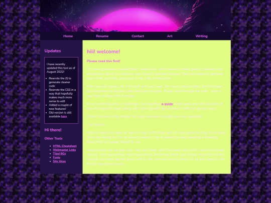 index screenshot