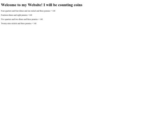 countingCoins screenshot