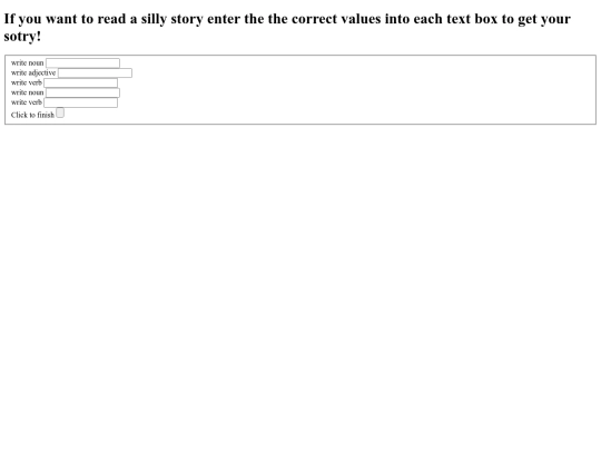 madLib screenshot