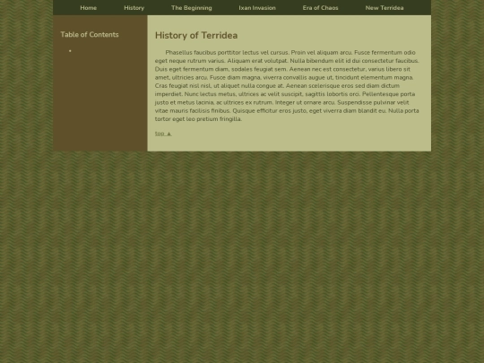 Terridea/History screenshot