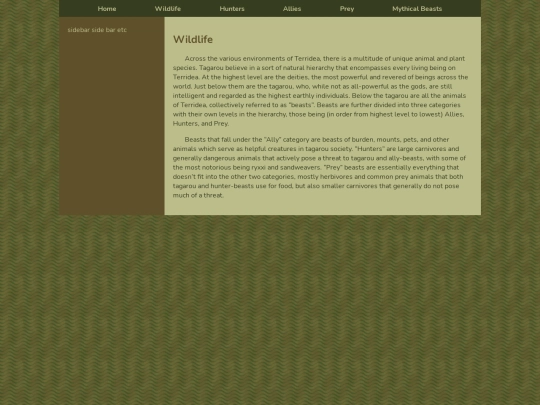 Terridea/Wildlife screenshot