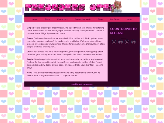 yuriofabsence/characterweb/pinkpov screenshot