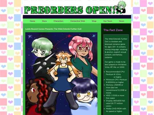 yuriofabsence/home screenshot