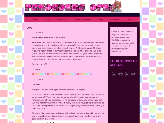 yuriofabsence/news screenshot
