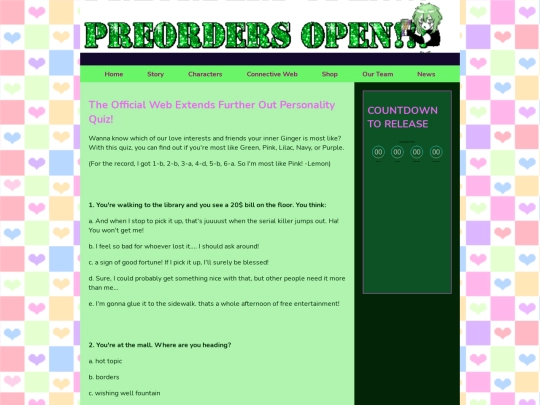 yuriofabsence/shop/quiz screenshot