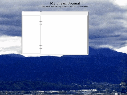 dreamjournal screenshot