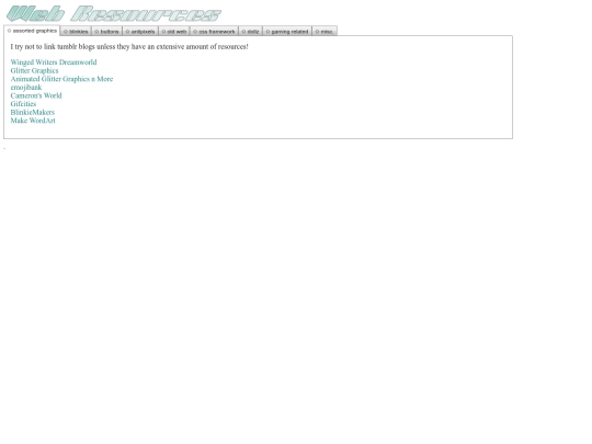 webresources screenshot