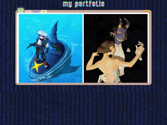 portfolio-mobile screenshot