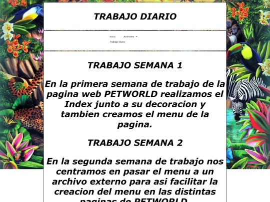 diario de trabajo screenshot