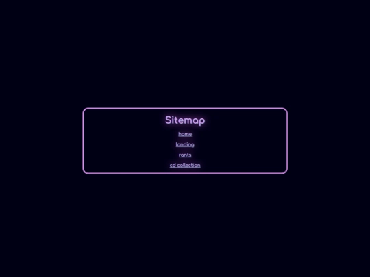 sitemap screenshot