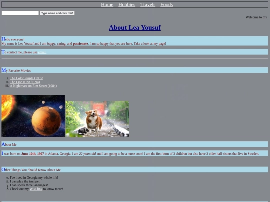 index screenshot