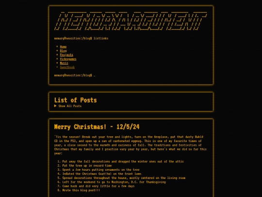 blog screenshot