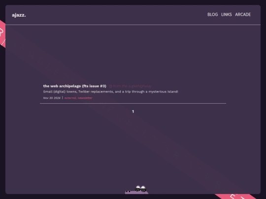 newsletter/1 screenshot