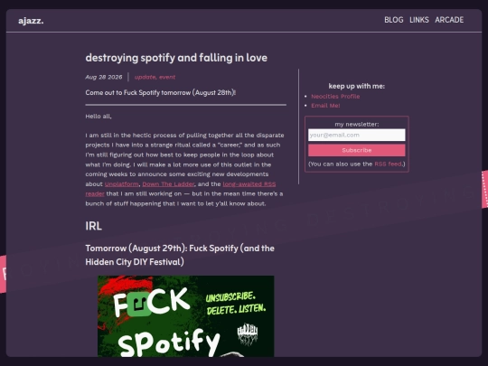 posts/fuck-spotify-and-ludd-luvers screenshot