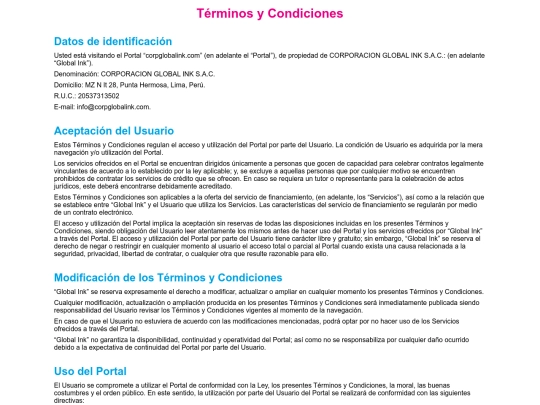 Terminos-y-condiciones  screenshot
