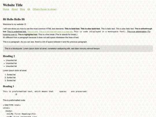 index screenshot