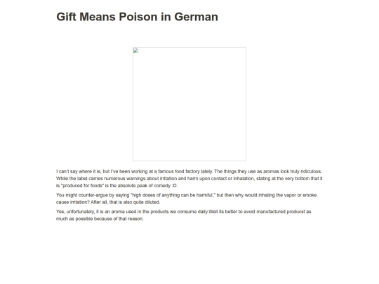 articles/blog/Gift Means Poison in German screenshot