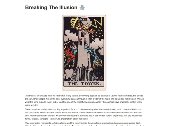 articles/deep/Breaking The Illusion screenshot