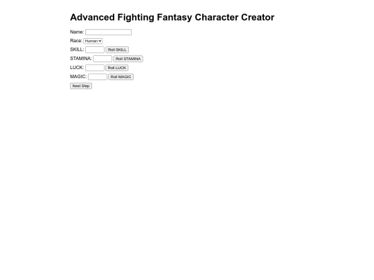AFF/CharacterCreator/index2 screenshot