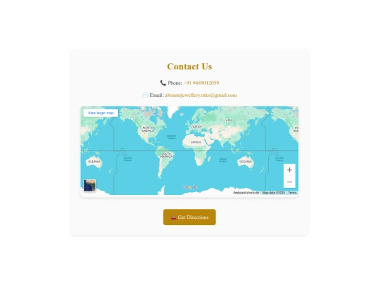 Abirami Jewellery /contact screenshot