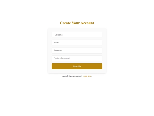 Abirami Jewellery /signup screenshot