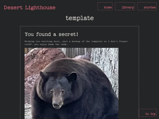 template screenshot