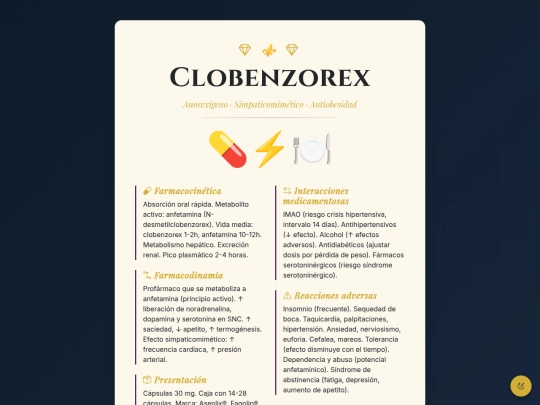 farmacos/clobenzorex screenshot