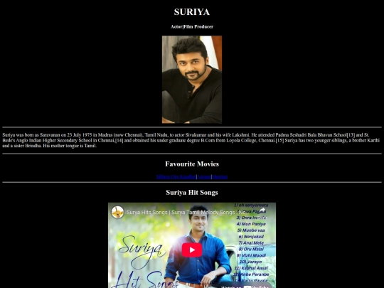 Favourite Actor/surya screenshot