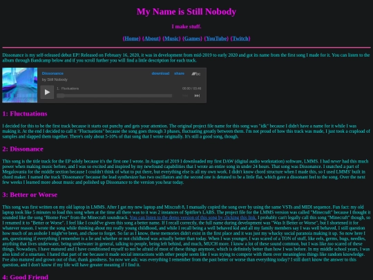 dissonance screenshot