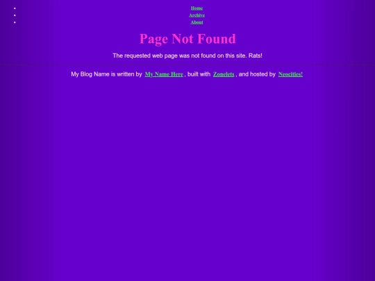 not_found screenshot