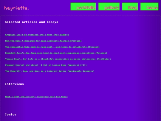 portfolio screenshot