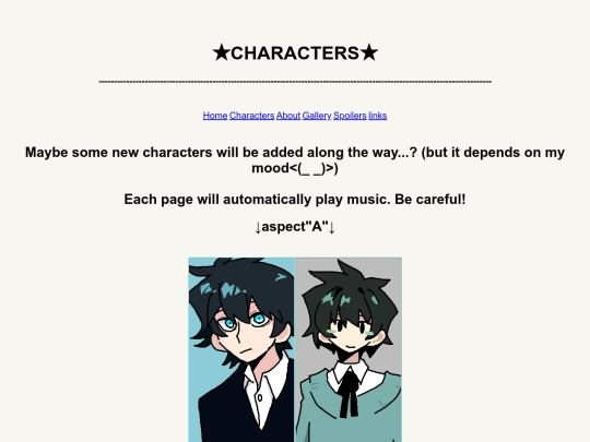 characters/characters screenshot