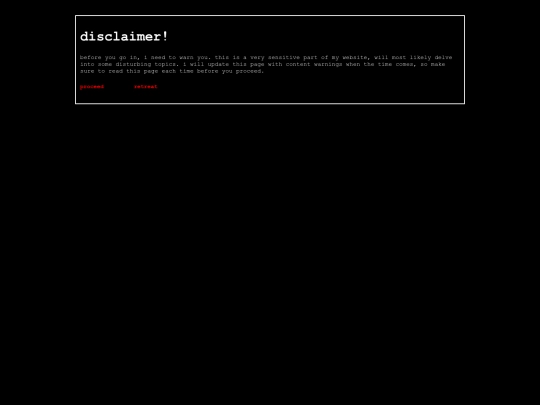 journaldisclaimer screenshot