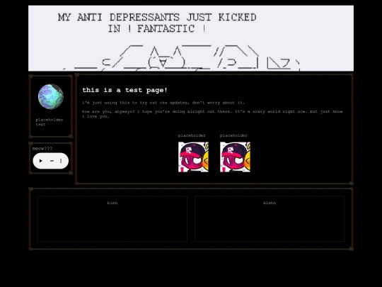 testpage screenshot