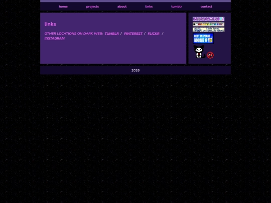 links screenshot